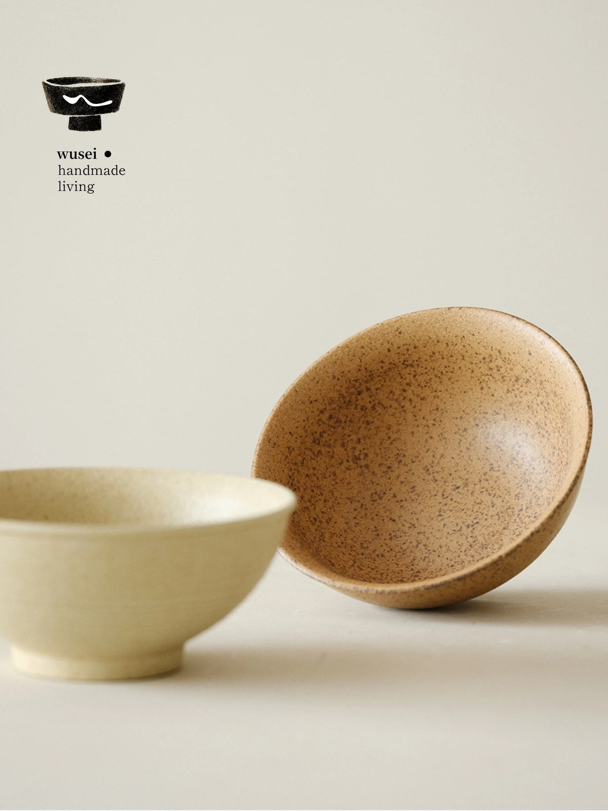 WUSEI Ceramic Bowl Clay Kiln Change Chinese Style Wabi Sabi Caramel Oats Dual Color Home Rice Porridge Soup Bowl